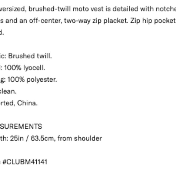 CLUB MONACO - Whitney Vest - Picture 9 of 9